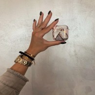 Калъф TECH-PROTECT MARBLE за Apple Airpods, Розов