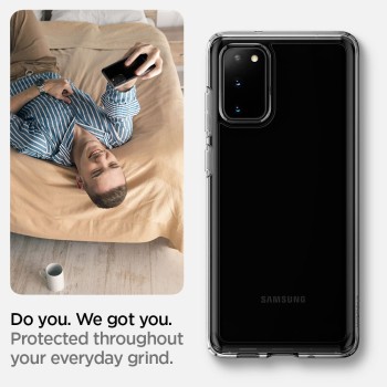 Калъф SPIGEN ULTRA HYBRID за SAMSUNG GALAXY S20+ PLUS, CRYSTAL CLEAR