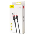 Кабел Baseus Cafule Cable Lightning 2А 3М, Черен