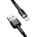 Кабел Baseus Cafule Cable Lightning 2А 3М, Сив