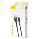 Кабел Baseus Cafule Cable Lightning 2А 3М, Сив