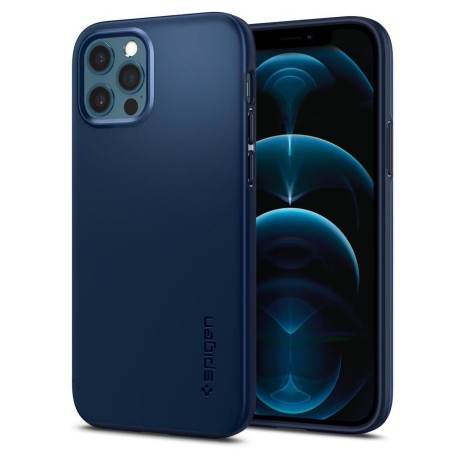 Калъф SPIGEN THIN FIT за IPHONE 12/12 PRO, NAVY BLUE