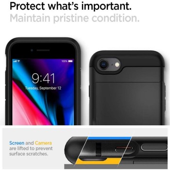 Калъф SPIGEN SLIM ARMOR CS за IPHONE 7/8/SE 2020, Черен