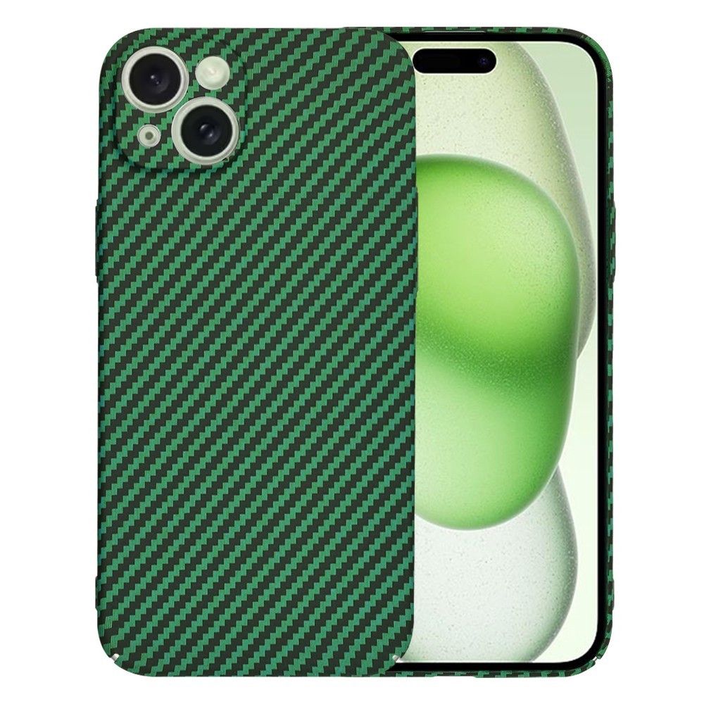 Калъф Techsuit - Carbonite FiberShell - iPhone 15 Plus - Green