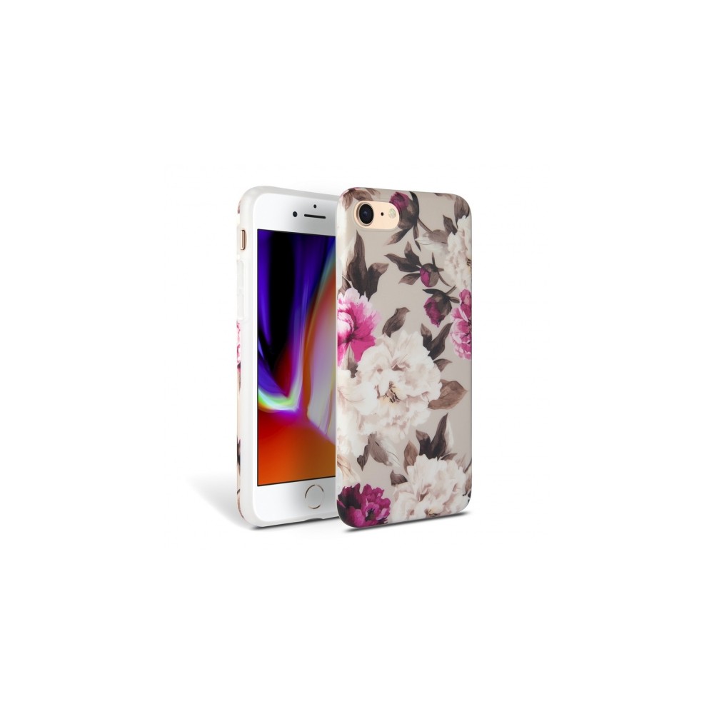 Калъф TECH-PROTECT FLORAL за iPhone 7/8/SE 2020, Beige