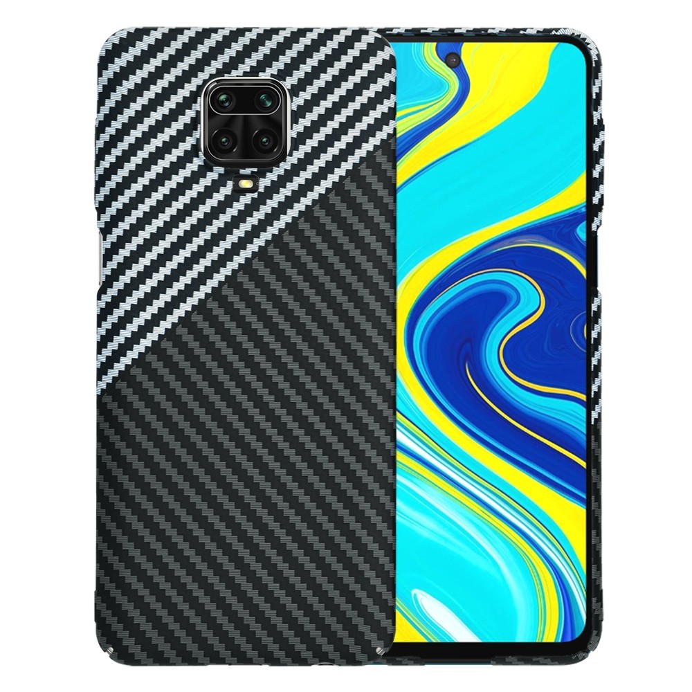 Калъф Techsuit - Carbonite FiberShell - Xiaomi Redmi Note 9S / Note 9 Pro / Note 9 Pro Max - Stealth Gray