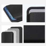 tech-protect magwallet magsafe universal magnetic card holder navy blue