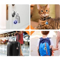 Калъф за Apple Airtag, Tech-protect Icon 4бр, Clear