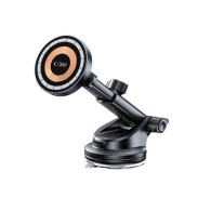 Зарядно и Стойка Tech-protect MM15W-V5, Magnetic Magsafe Dashboard & Vent Car Mount Wireless Charger 15W, Black