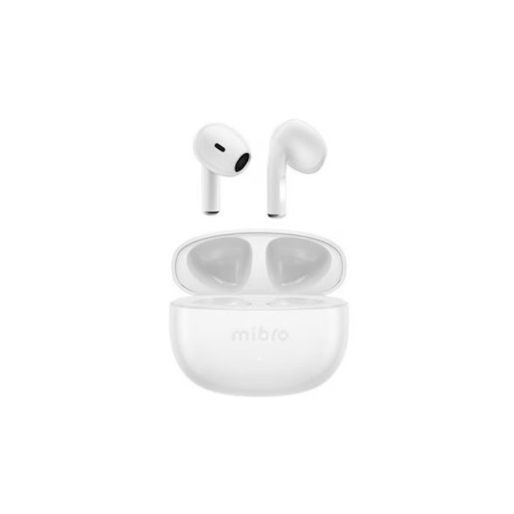 Безжични слушалки Xiaomi Mibro Earbuds 4, True Wireless, White