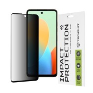 Стъклен Протектор Techsuit - 111D Privacy Full - Tecno Spark Go 2024 / Spark 20 / Spark 20C / Infinix Hot 40i / Smart 8