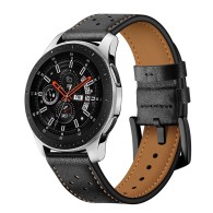 Каишка TECH-PROTECT LEATHER за Samsung Galaxy Watch 46mm, Черен