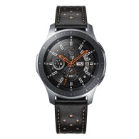 Каишка TECH-PROTECT LEATHER за Samsung Galaxy Watch 46mm, Черен
