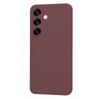 Калъф Techsuit - SoftFlex - Samsung Galaxy S25 - Plum Red