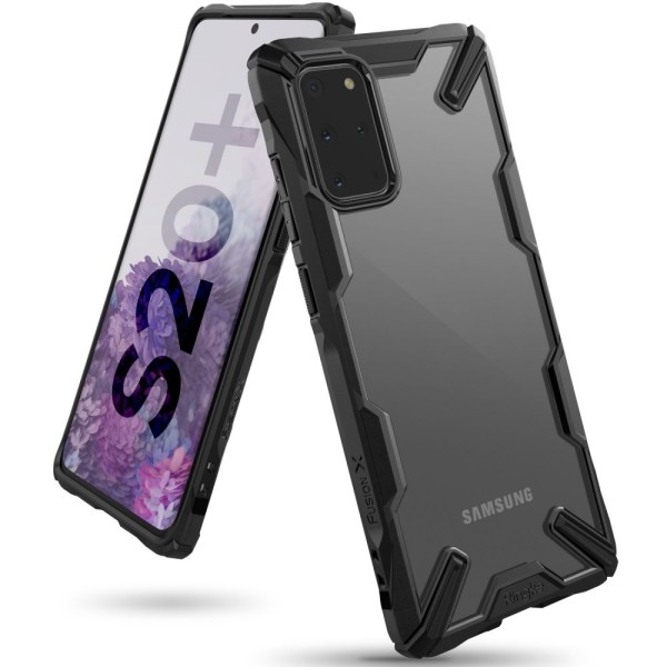 Удароустойчив хибриден кейс Ringke Fusion X за Samsung Galaxy S20+ Plus, Black