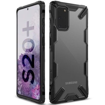 Удароустойчив хибриден кейс Ringke Fusion X за Samsung Galaxy S20+ Plus, Black