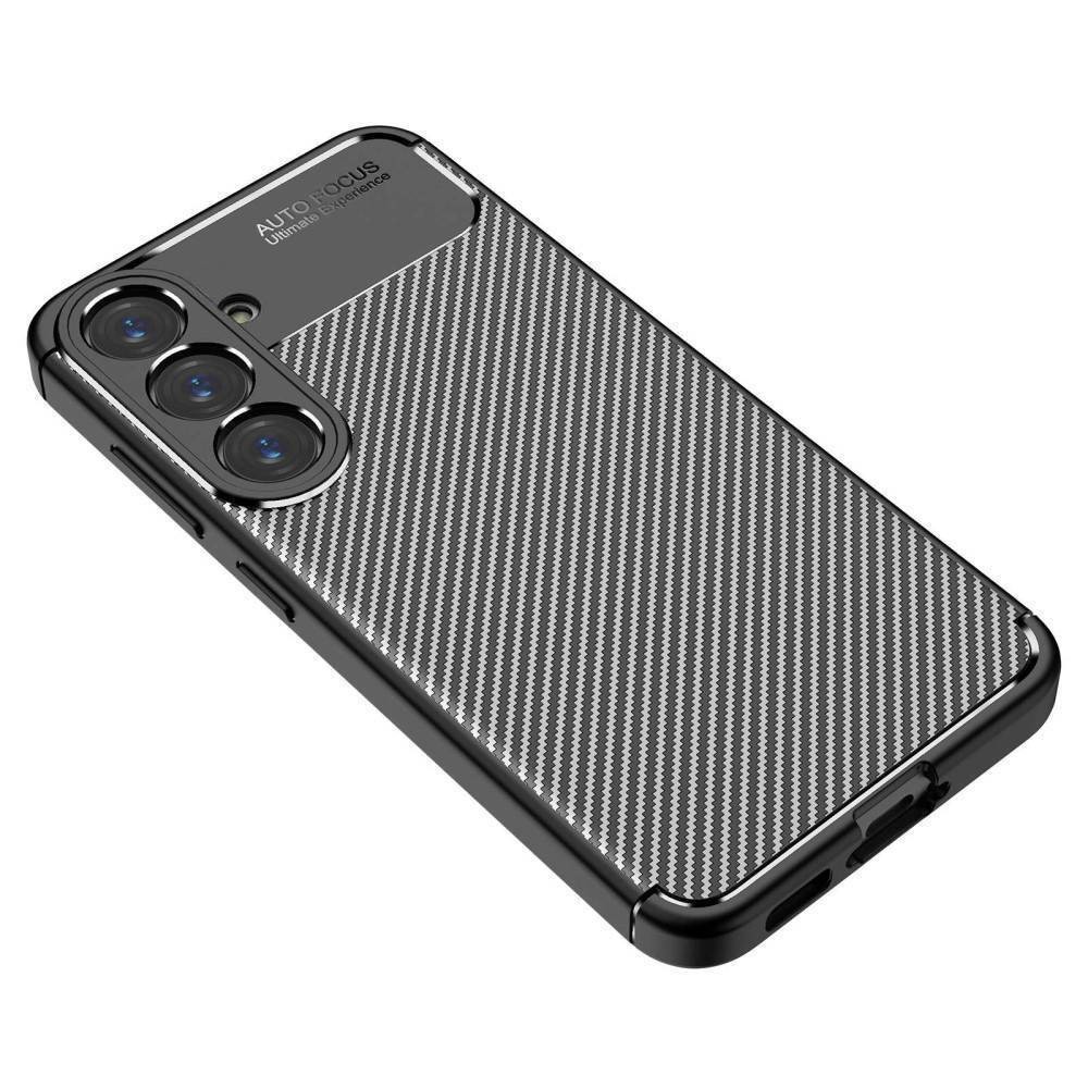 Калъф Techsuit - CarbonFiber - Samsung Galaxy S25 Plus - Black