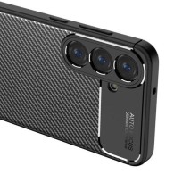 Калъф Techsuit - CarbonFiber - Samsung Galaxy S25 Plus - Black