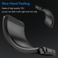 Калъф Techsuit - Carbon Silicone - Samsung Galaxy S25 Plus - Black