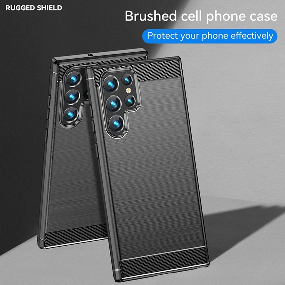 Калъф Techsuit - Carbon Silicone - Samsung Galaxy S25 Ultra - Blue
