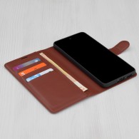 Калъф Techsuit - Leather Folio - Samsung Galaxy S25 - Brown