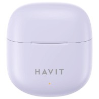 Безжични слушалки Havit TW976, Bluetooth 5.3, True Wireless Stereo, Purple