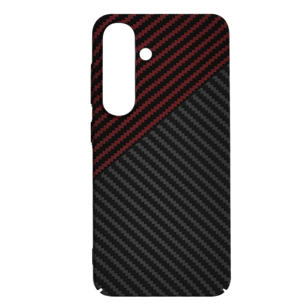 Калъф Techsuit - Carbonite FiberShell - Samsung Galaxy S25 Plus - Red Vortex