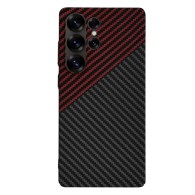 Калъф Techsuit - Carbonite FiberShell - Samsung Galaxy S25 Ultra - Red Vortex
