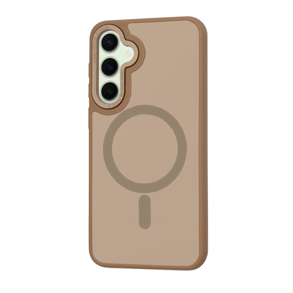 Калъф Techsuit - HaloFrost MagSafe Series - Samsung Galaxy S25 - Sandstone Brown