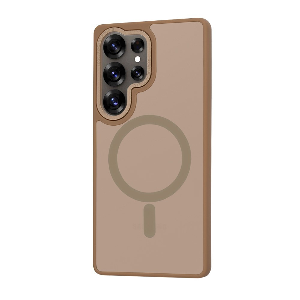 Калъф Techsuit - HaloFrost MagSafe Series - Samsung Galaxy S25 Ultra - Sandstone Brown