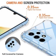 Калъф Techsuit - Shockproof Clear Silicone - Samsung Galaxy A33 5G - Clear