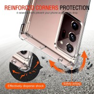 Калъф Techsuit - Shockproof Clear Silicone - Samsung Galaxy Note 20 Ultra 4G / Note 20 Ultra 5G - Clear