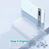 Калъф Techsuit - Shockproof Clear Silicone - Google Pixel 9 Pro - Clear