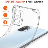 Калъф Techsuit - Shockproof Clear Silicone - Xiaomi Mi 11i / Poco F3 - Clear