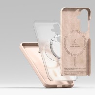 Калъф Ringke Silicone Magnetic Magsafe - Samsung Galaxy S25+ Plus, Pink Sand