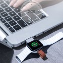 Безжично зарядно Baseus Dotter mini Qi 2.5W за Apple Watch, Черен