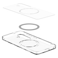 Калъф Spigen Ultra Hybrid Mag Magsafe за Samsung Galaxy S25, Clear White