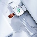 Безжично зарядно Baseus Dotter mini Qi 2.5W за Apple Watch, Бял