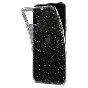 Spigen Liquid Crystal тънък силиконов (TPU) калъф за iPhone 11 Pro Max, Glitter Crystal