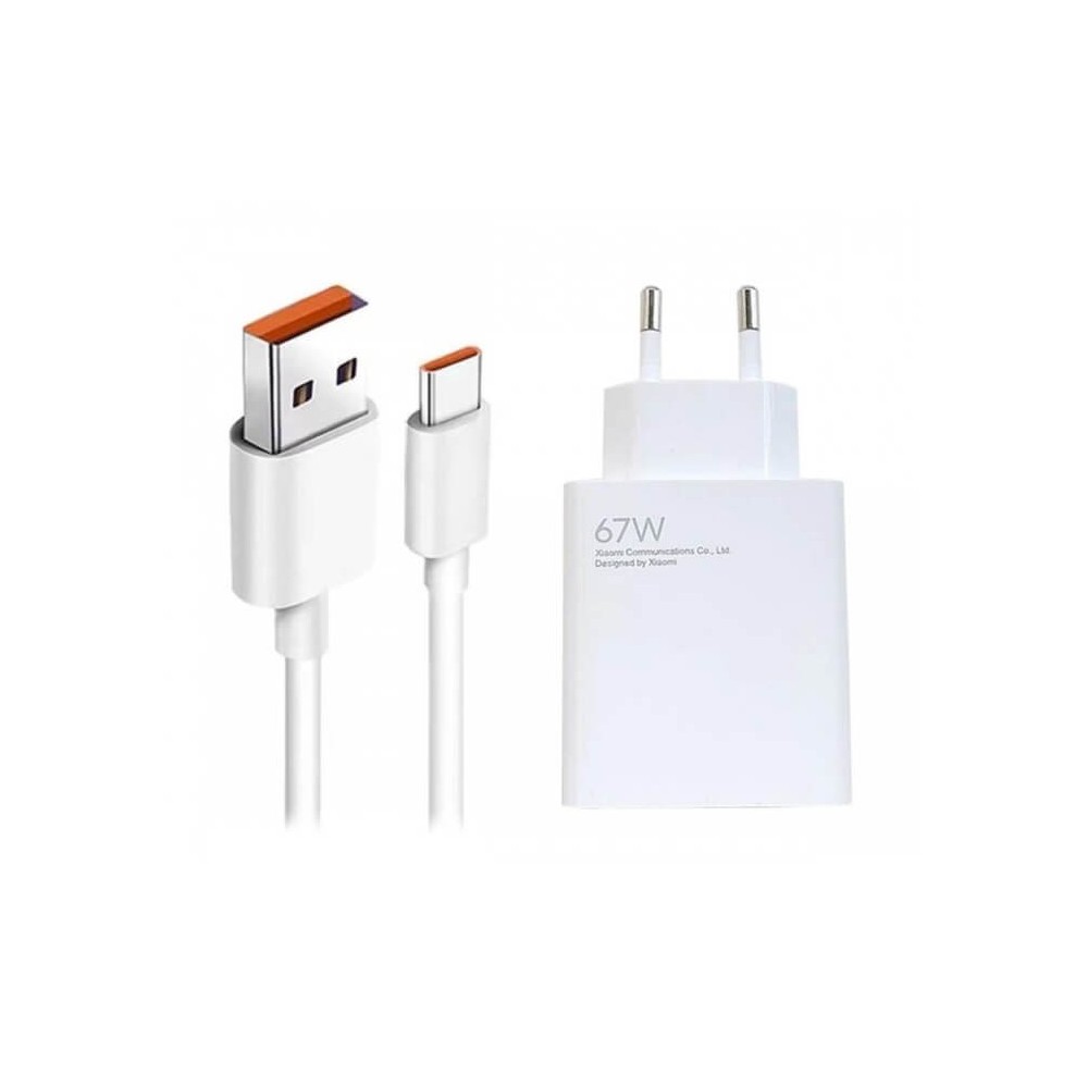 Оригинално зарядно Xiaomi 67W, Charging combo за Xiaomi 13 Lite