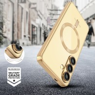 Калъф TECH-PROTECT Magflex Magsafe за Samsung Galaxy 36 5G, Shiny Gold