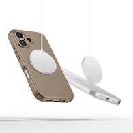 Калъф TECH-PROTECT Liquid Silicone Magsafe за iPhone 16e, Chocalate Brown