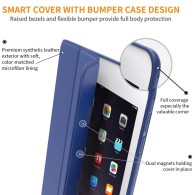 Калъф TECH-PROTECT SMARTCASE за Apple iPad Mini 4, Navy