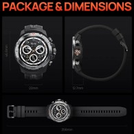 Смарт Часовник Smartwatch Xiaomi Mibro Watch GS Explorer, White