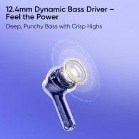 Слушалки Realme Buds T200 Lite, Wireless in-Ear Earbuds, Bluetooth, Aurora Purple