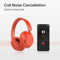 Слушалки Realme Techlife Studio H1, Ear Over Wireless, 360° Spatial Audio, Bluetooth, Red