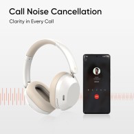 Слушалки Realme Techlife Studio H1, Ear Over Wireless, 360° Spatial Audio, Bluetooth, White