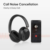 Слушалки Realme Techlife Studio H1, Ear Over Wireless, 360° Spatial Audio, Bluetooth, Black
