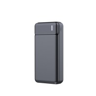 Външна батерия  Techsuit - Power Bank (PB-N2) - Dual USB, LED Lights for Power State, 20000mAh - Black