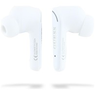 Bluetooth Слушалки Guess - Wireless Earbuds Flat Classic Logo Electroplated  Bluetooth 5.4, TWS, Microphone, 300mAh - White